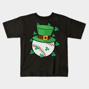 Basball Lovers - Basball Fan Funny St Patricks Day Kids T-Shirt